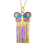 Spring Butterfly Laurel Burch Necklace - 5102