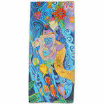 Laurel Burch Mermaid Ocean Scarf – Modal and Silk – LBS222
