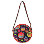 Laurel Burch Feline Faces Canvas Small Round Crossbody – LB8111