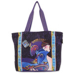 Laurel Burch Maria and Mares Canvas Shoulder Tote – LB8190