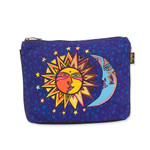 Laurel Burch Celestial Sun and Moon Canvas Cosmetic Bag – LB8082