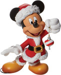 Enesco Disney Showcase Couture de Force Modern Santa Mickey Mouse Figurine, 8.27 Inch, Multicolor