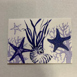 Star Fish Shell Stampped - Boxed Note Cards 10 Pack 09-071