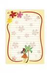 Hula Dancer Lined Note Pad - 27031000