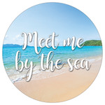 Meet Me by Sea Absorbent Stone Car Coaster CB73167