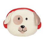 Dog Shaped Snowpinions 15" Wide Pillow 6002765