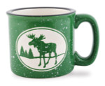 Moose Camp Coffee Mug - Green 733-02