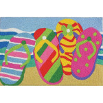 Flip Flops Rug Colorful Indoor Outdoor Washable JB-JFR002