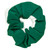 Scrunchie Single - Bottle Green/White