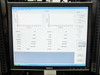 Yamashita Denso PXS-0855MP I-V tester software — Dell monitor close-up showing dual-module I-V curve measurement interface with Module A and Module B measurement windows
