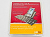 PalmOne 3169WW Universal Wireless Keyboard in original retail blister package — front view showing red and yellow packaging with compatibility list and folded keyboard image