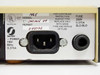 Scitec SATD4 rear panel close-up – IEC AC inlet, UL listing label, power rating 110V 60Hz 0.375A, fuse 250V 0.375A SLO-BLO