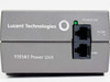 Lucent Technologies 1151A1 Power Unit – close-up front panel view of POWER ON LED, PHONE -7/+8 and LINE RJ11 ports, and Lucent Technologies logo