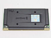 Intel Pentium II SL356 350MHz SECC2 processor – top view showing Intel and Pentium II branding with exposed die