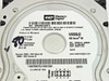 Western Digital WD800JD-08MSA1 drive label close-up showing model, serial number, LBA, date code, and jumper settings