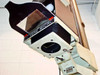 De Vere Micro condenser head underside view showing lens board opening and De Vere Micro nameplate with De Vere brand label below