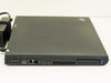 IBM ThinkPad T41 left side port view showing two USB ports, PS/2, RJ-45 LAN, audio jacks, and PC Card slot