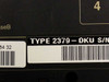 IBM ThinkPad T41 bottom label showing Type 2379-DKU model designation and serial number barcode