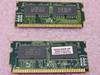 SimpleTech STC-A4100/8 16MB SO-DIMM kit — both modules showing back side with TI Japan Z428160 DGE H memory ICs and board number 105245 A
