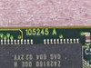 Close-up of SO-DIMM module edge showing board part number 105245 A and TI Japan Z428160 DGE H IC markings