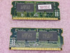 SimpleTech STC-A4100/8 16MB SO-DIMM kit — two modules shown front and back, Paragon Memory Corp warranty label visible on front of one module