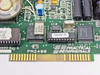 Practical Peripherals PM2400 PCB close-up showing PM2400 PA main modem controller chip and Practical Peripherals silkscreen markings