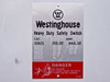 Westinghouse 200 Amp 600 Volt Heavy Duty Safety Switch Disconnect (HFN364)