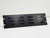 Black Telecom Rackmount Patch Panel (48 Port)