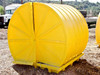 Eagle 1646RTC rotary top containment unit — three-quarter front view showing closed split cover and sled base