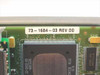 Cisco CX-FEIP2-2FX PCB label close-up showing part number 73-1684-03 REV D0 and VLSI chip markings