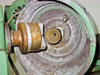 Bothner WB15 motor pulley and belt drive assembly — heavy surface rust on pulley flanges