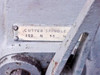 Cutter spindle data plate reading: CUTTER SPINDLE 350 N 90 N