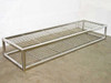 NTA Industries KD1513 UltraClean Series 1500 shelf unit – horizontal configuration showing two-tier wire-bar shelf assembly