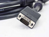 Black 10-Foot VGA Extension Cable - Male/Female Connectors - HG15 E119932 AWM