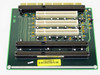 Packard Bell 148537 riser card – angled view of slot connectors and yellow barcode label reading 148537