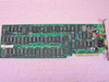 Zenith Data Systems 85-2892-1 8-bit ISA video card – top/component side view showing full board populated with TTL logic ICs and ISA edge connector