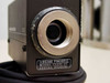 Hamamatsu DC Beam Finder III Model C5332-07 lens closeup showing model label and serial number 9704246