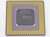 Intel Pentium 120MHz A80502120 SY033 — underside view showing full gold pin array and center markings: A6233093AA, MALAY EW, A80502120, SY033/SSS, iPP