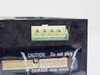 Iomega Beta 90B – close-up of 4-pin power connector and caution warning label on rear panel