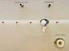 ITS UC-7010 rear utility panel showing NITROGEN INLET 60PSI and DI WATER INLET ports and drain/fill connection