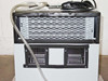 McLean Midwest AH30-0516-002 front face showing large upper intake mesh and dual lower discharge grilles with power cables