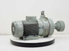 Bell & Gossett FST 3000 pump — rear-right 3/4 view showing motor cooling fins, pump body, and threaded outlet port on top