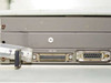 Sun SPARCserver 330 rear I/O — SCSI port and DB15 connector visible on lower drive section