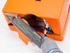 Delta SM24-SR actuator — cracked orange plastic housing with internal wiring visible and conduit connector