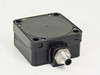 Pepperl+Fuchs NCB50-FP-E34-C-P3-V1 inductive proximity sensor – front and side view showing flat-pack black housing with M12 connector