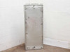 Square D NQOD 225A sub panel rear view — bare metal back of enclosure showing mounting holes and surface wear