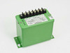 Ohio Semitronics SCE-003 transducer — rear and side angled view showing mounting flanges and terminal wiring positions