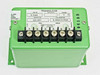 Ohio Semitronics SCE-003 transducer — front-facing view showing full terminal block, CAL/ZERO adjust knobs, and label