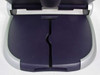 Dell 7W762 D-View docking station — top-down view of the laptop support platform showing center divider and retaining clips