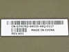 Dell 7W762 label showing part number CN-07W762-64535-46Q-0117, Made in China, Rev A01